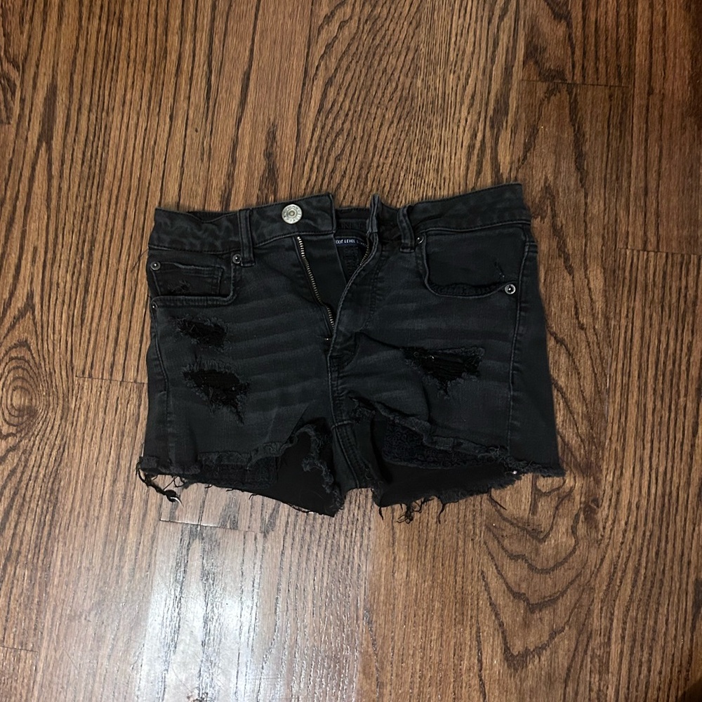 Black American eagle shorts